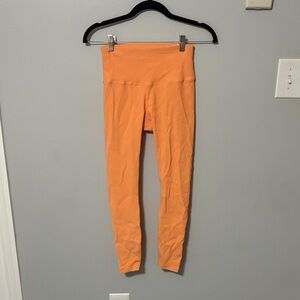 Orange J80 Fit Ribbed Athletic Leggings